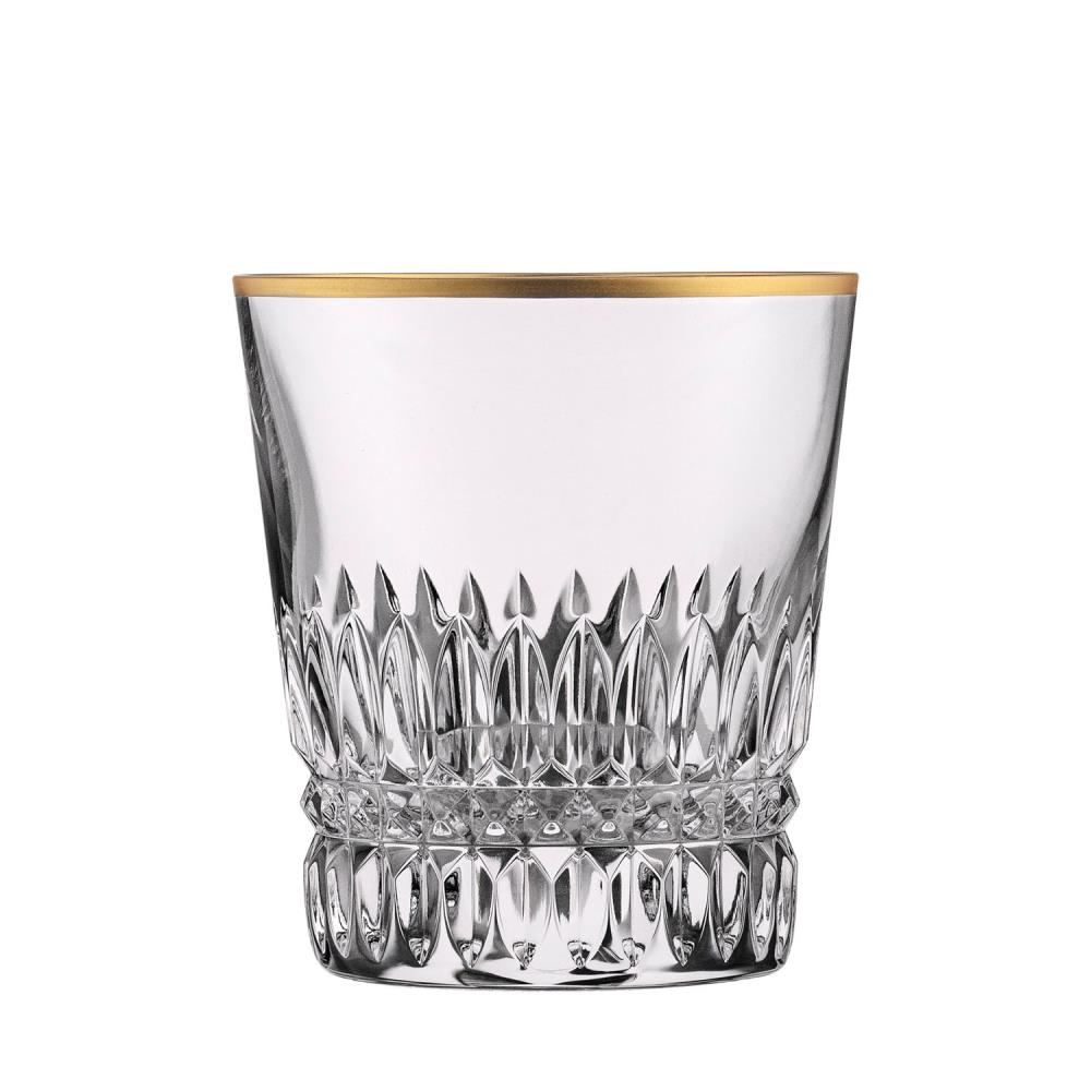 Whiskyglas Kristall Empire Gold klar (10 cm)