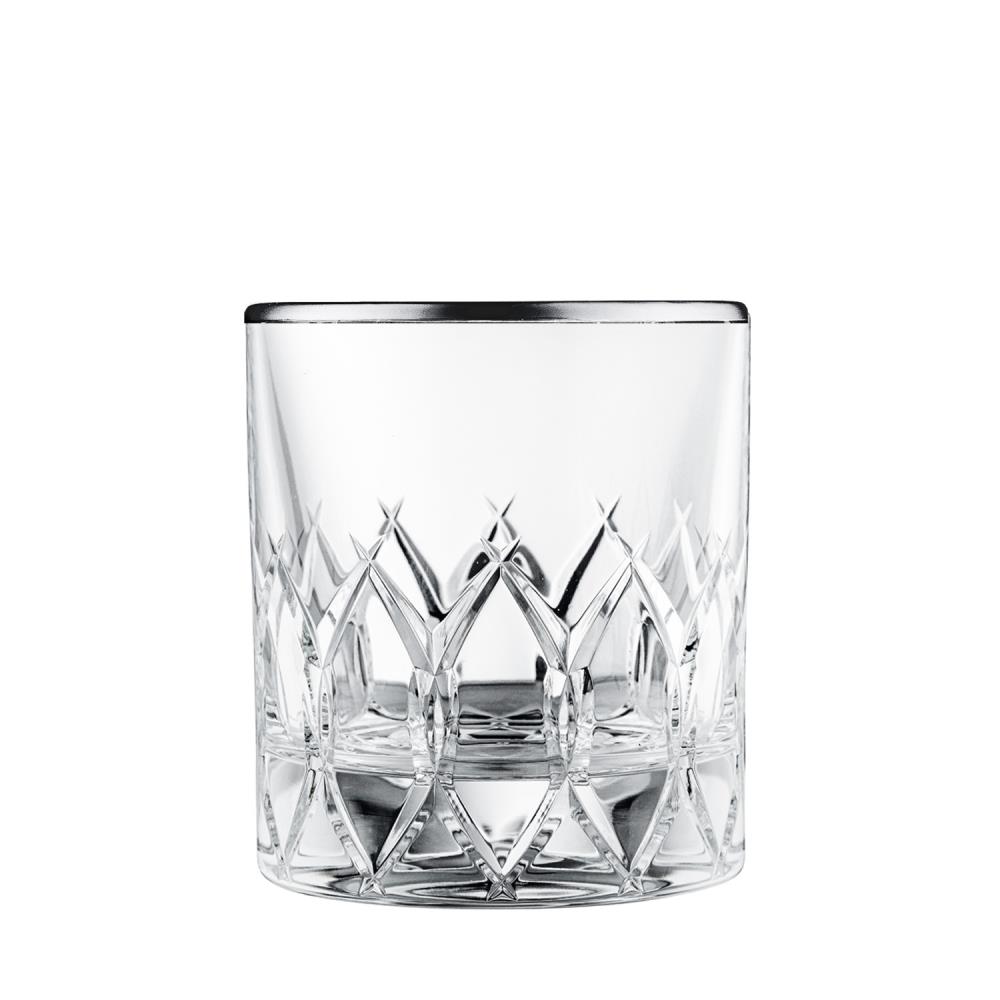 Whiskyglas Kristall Eclipse Platin klar (9,0 cm)
