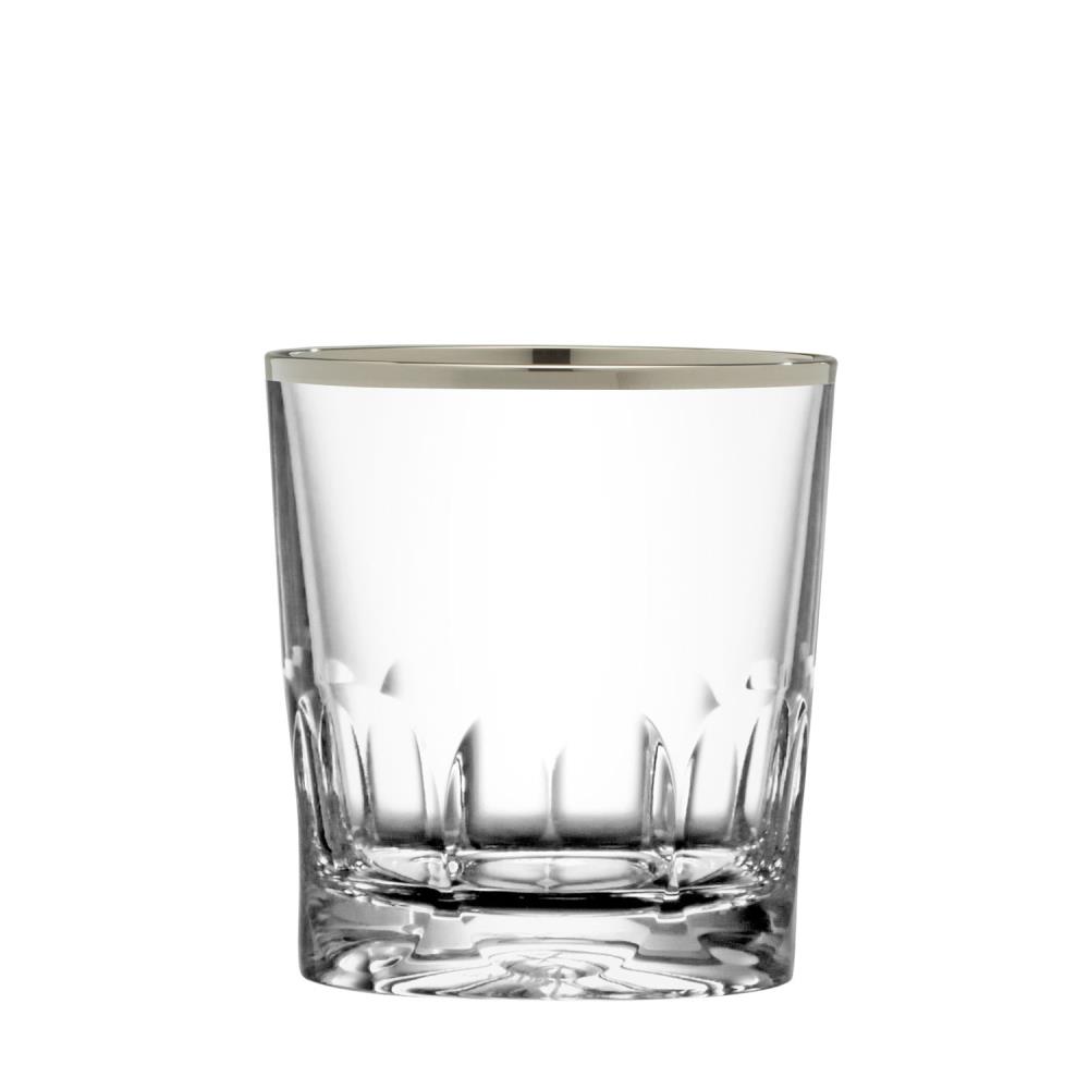 Whiskyglas Kristall Palais Platin clear (9,3 cm)