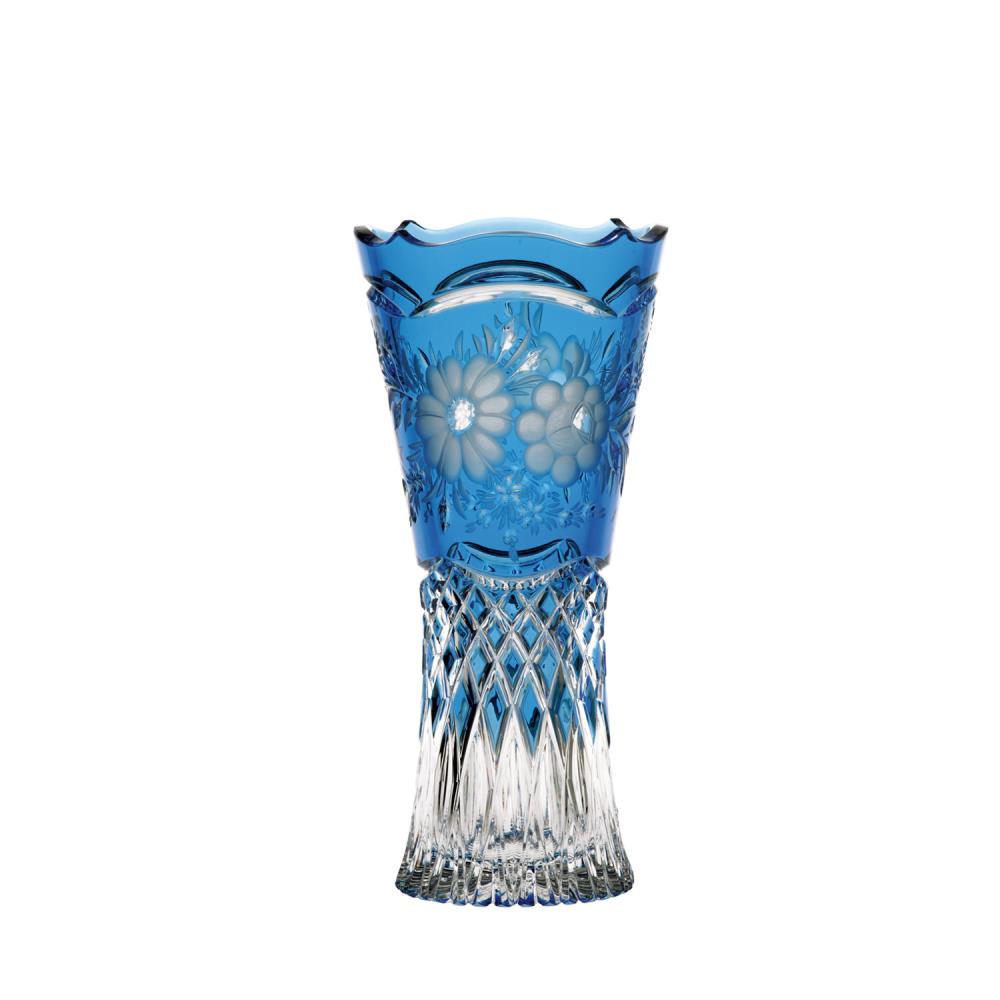 Vase Kristall Natalie aqua (30 cm)