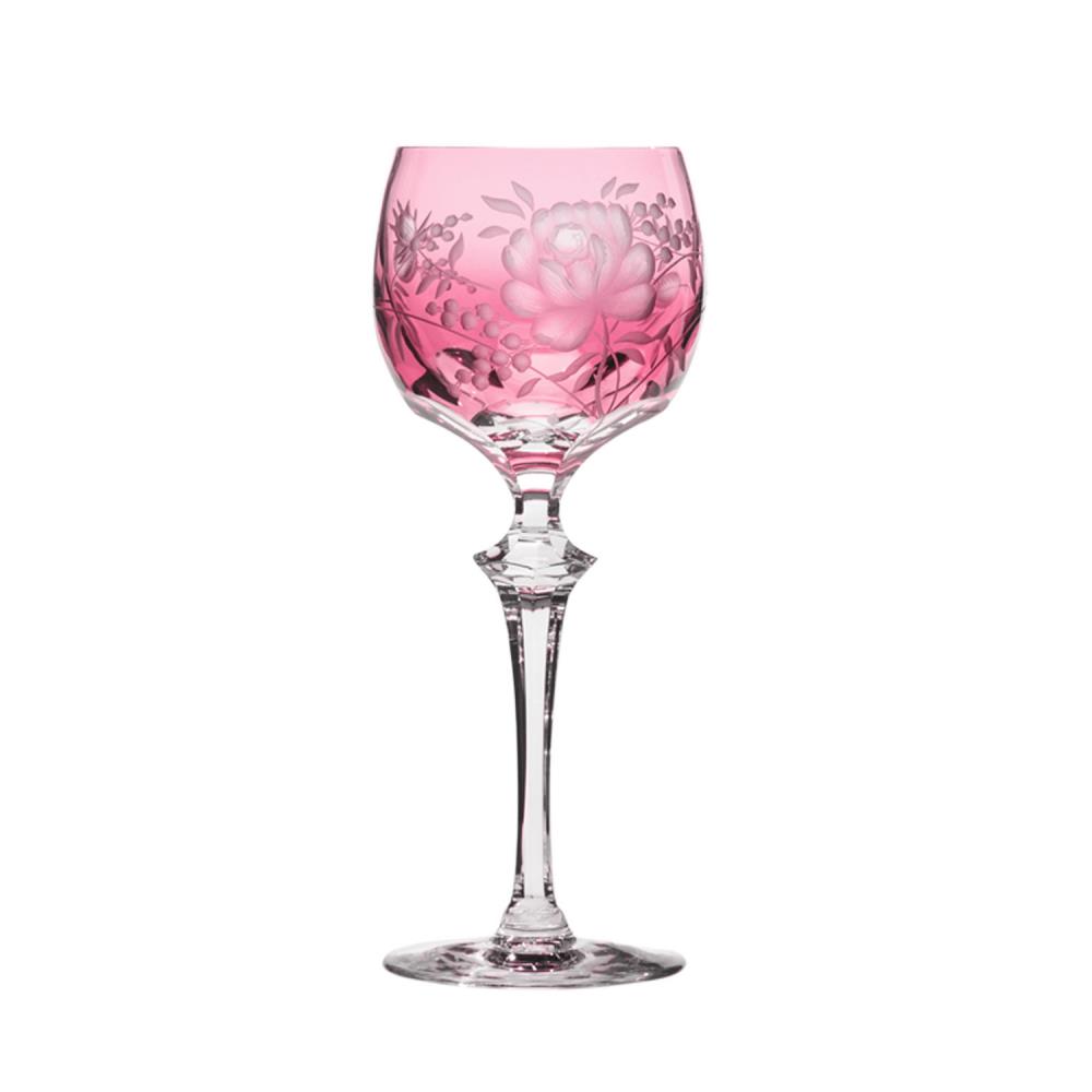 Weinglas Kristall Primerose rubin (21,5 cm)