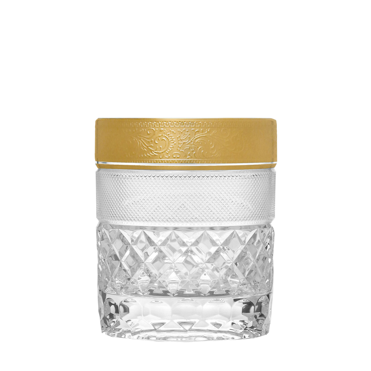 Whiskyglas Kristall Rococo clear (9,3 cm)
