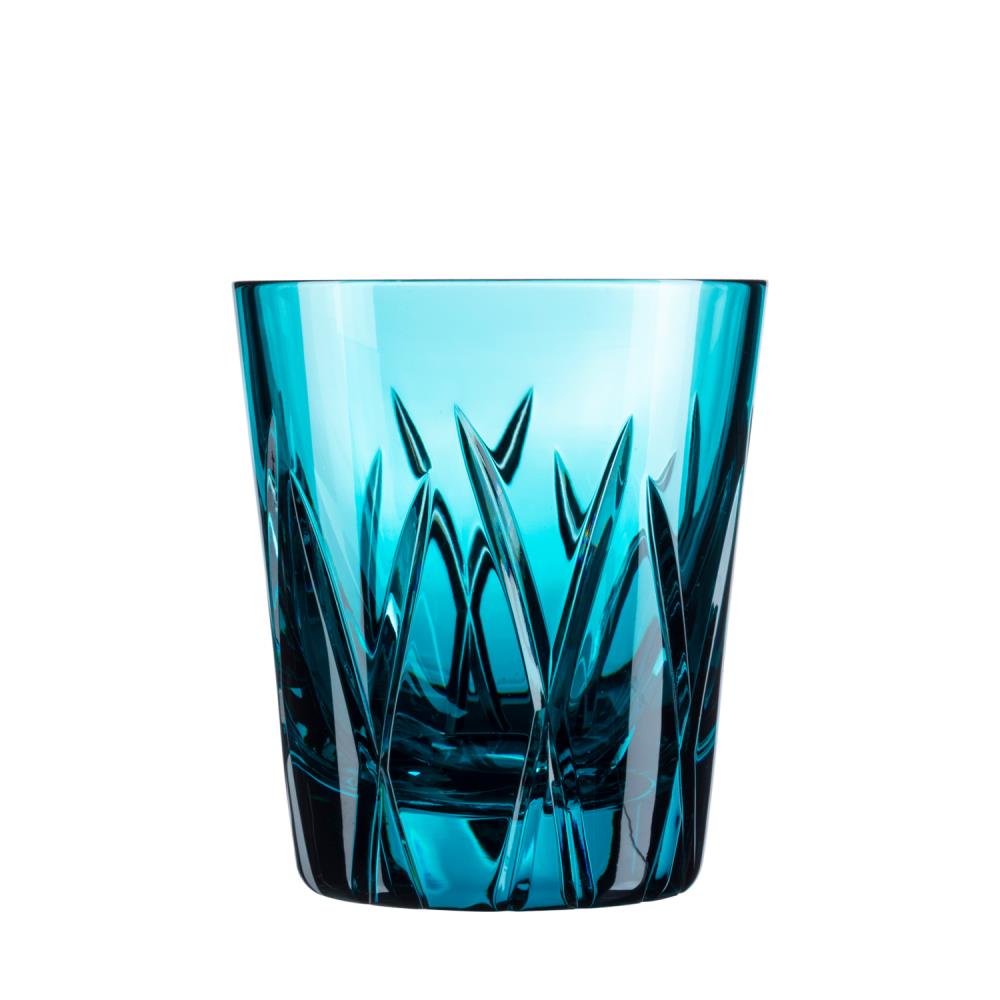 Trinkglas Kristall London azur (9,5 cm)