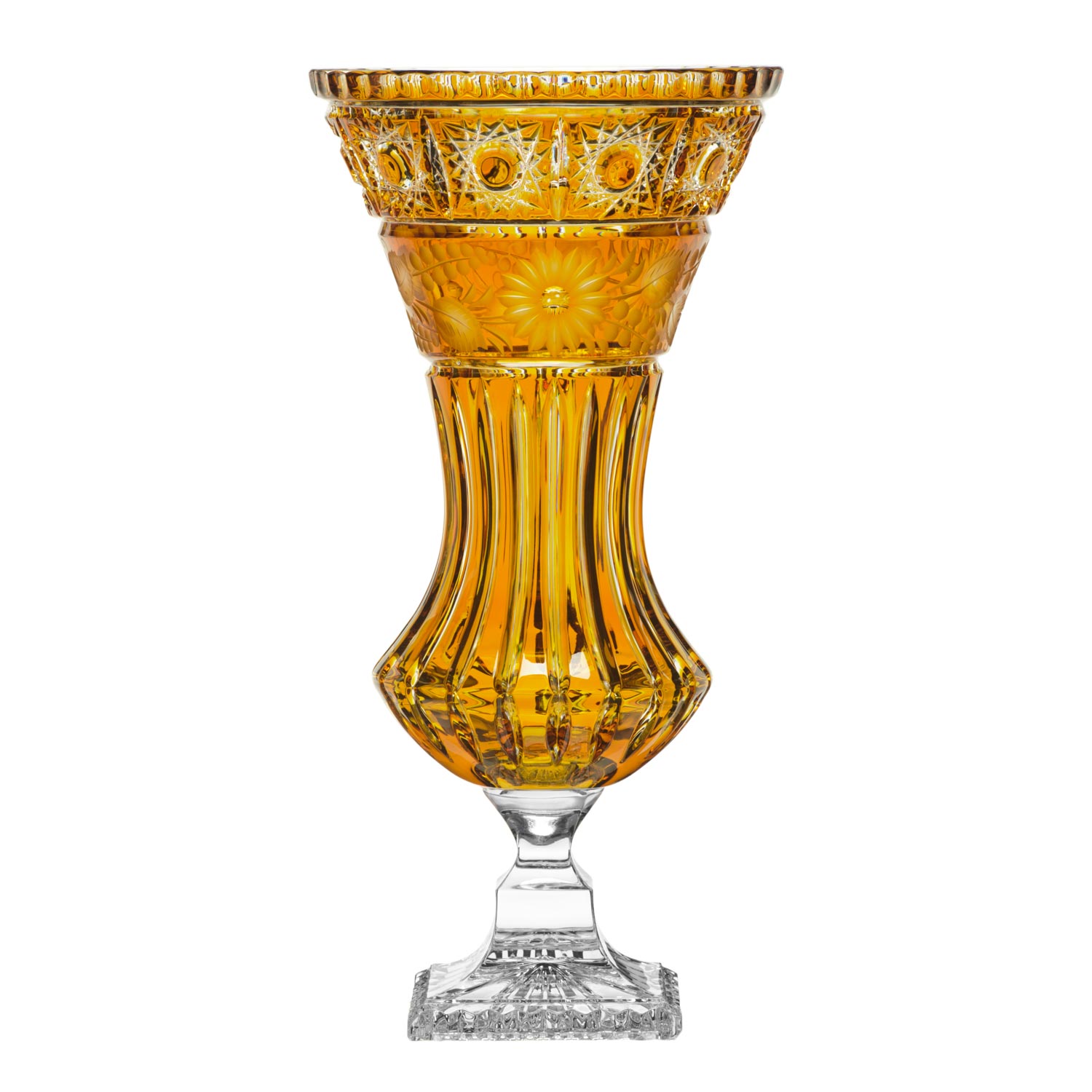 Vase Kristall Madlein amber (34 cm)