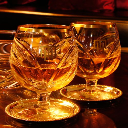Cognacglas Kristallglas MH Gold (10,6 cm) 1.Wahl