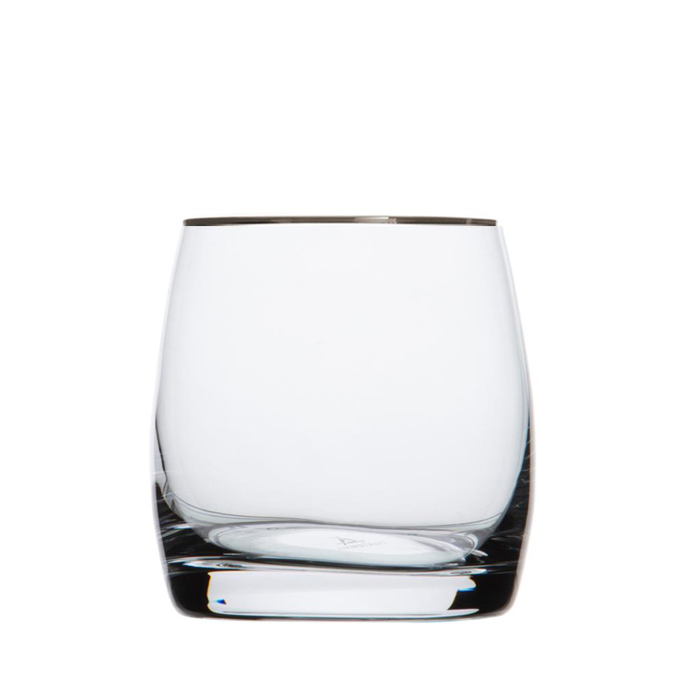 Whiskyglas Kristall Pure Platin clear (8,7 cm)