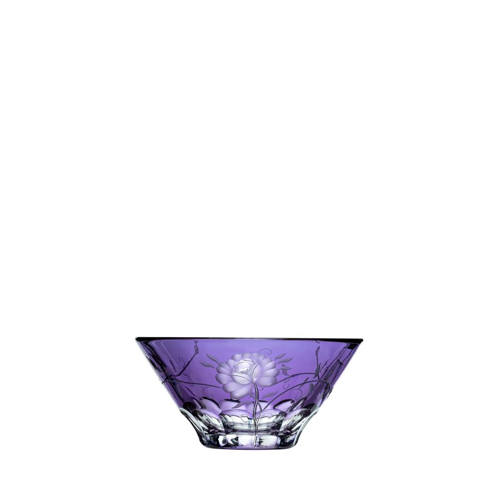 Schale Kristall Rose lavender (20 cm)