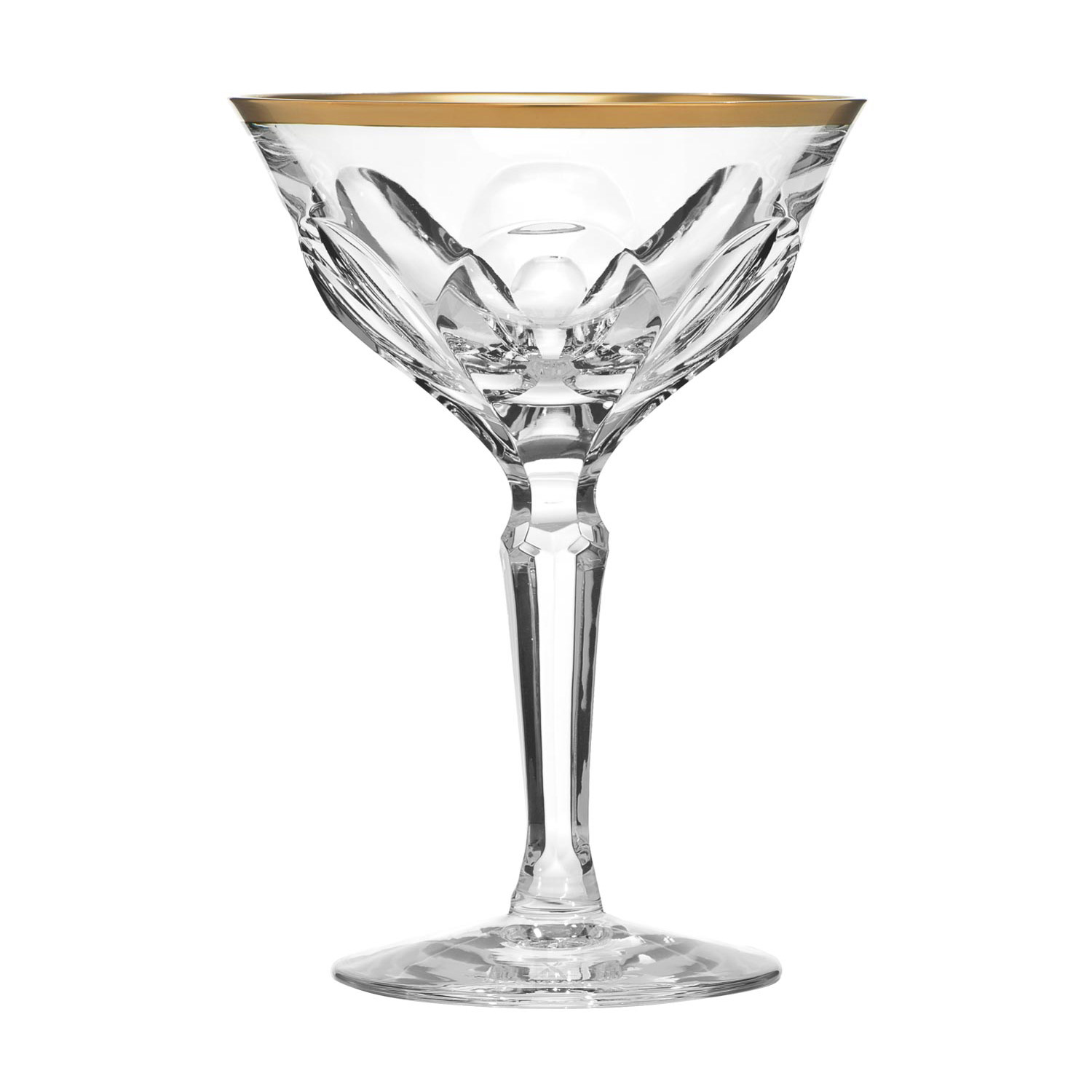 Cocktailglas Kristall Palais Gold clear (16 cm)