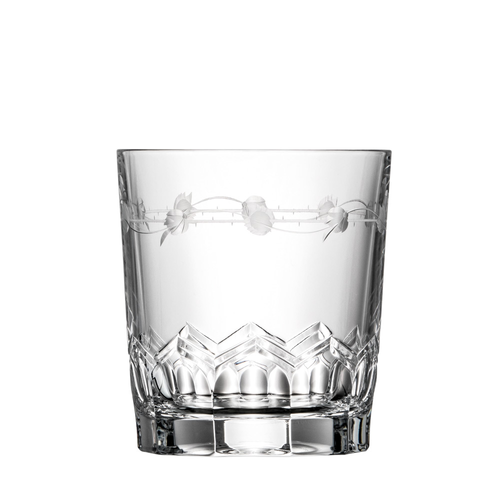 Whiskyglas Kristall Lilly Gold clear (9,3 cm)