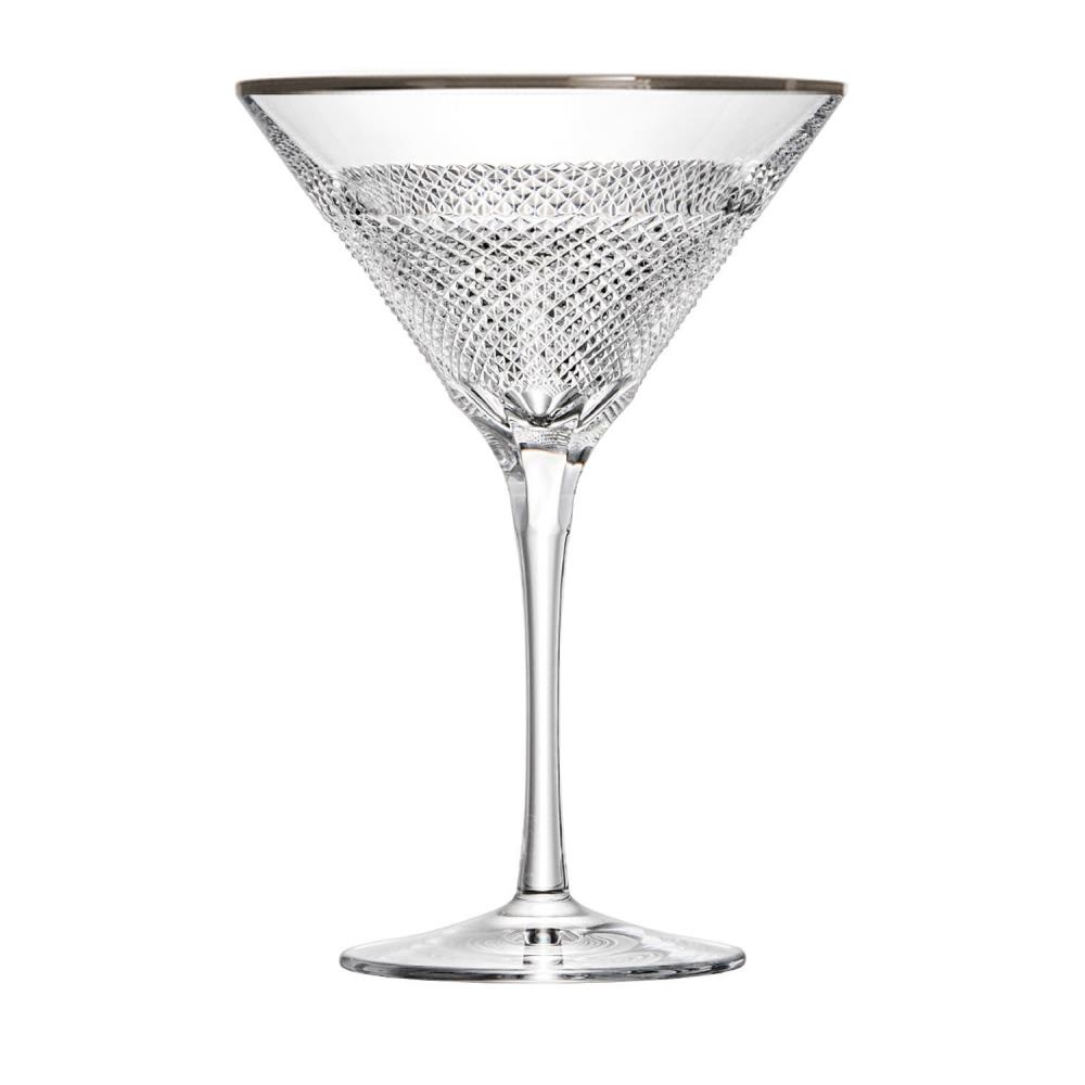 Cocktailglas Kristall Oxford Platin clear (17,5 cm)