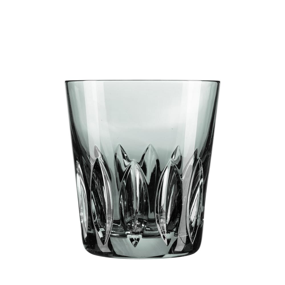 Drinking glass crystal Ritz grey (9,5cm)