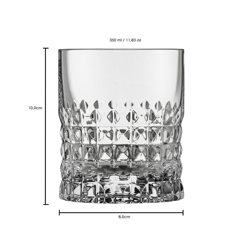 Whiskyglas Kristall Rocks clear (10 cm) 2.Wahl