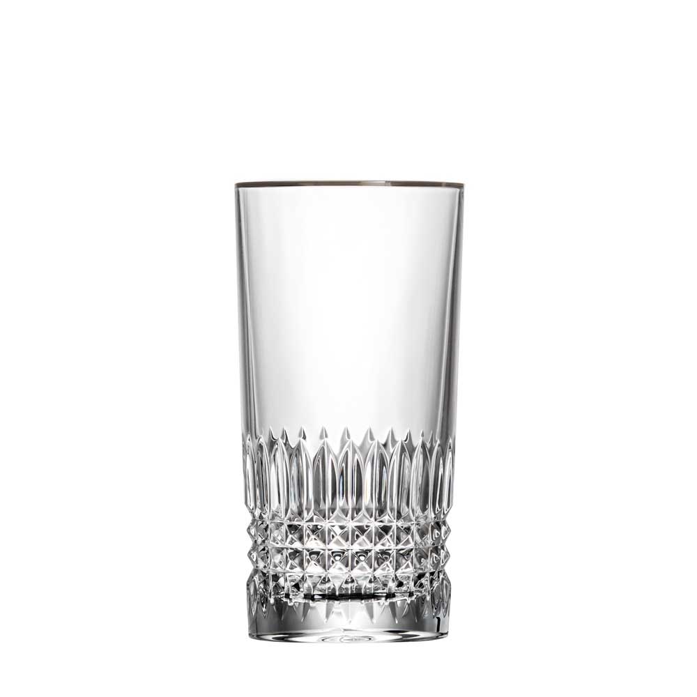 Longdrinkglas Kristallglas Empire Platin (14 cm)