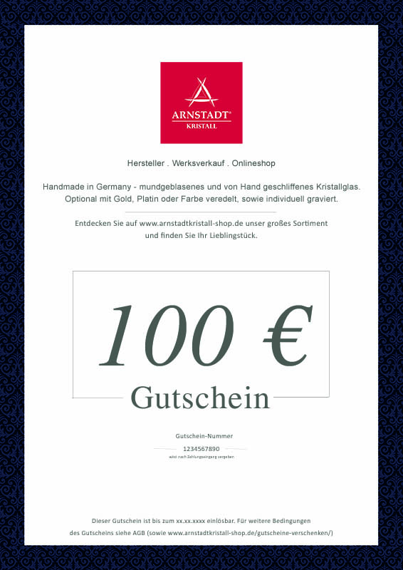 Gutschein zum Ausdrucken - WERT 100,00 Euro