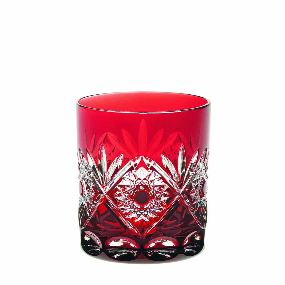 Whiskyglas Kristall Santra rubin (9 cm)