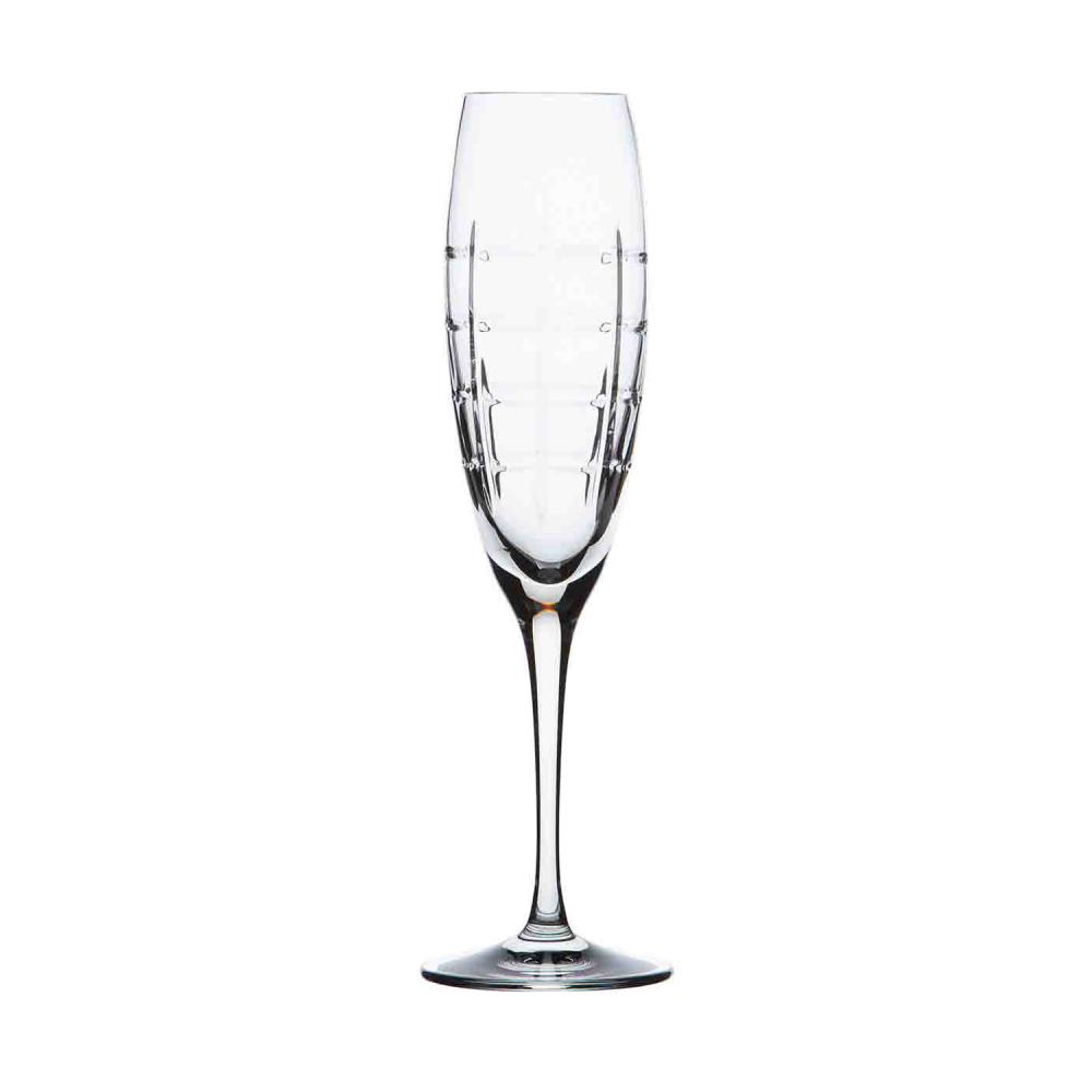 Champagne glass crystal Las Vegas + individual engraving
