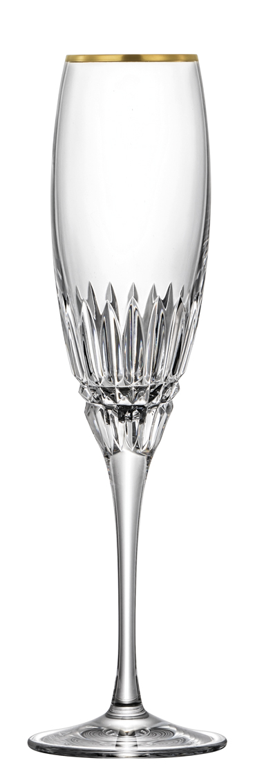 Sektglas Kristall Empire Gold clear (25,5 cm)