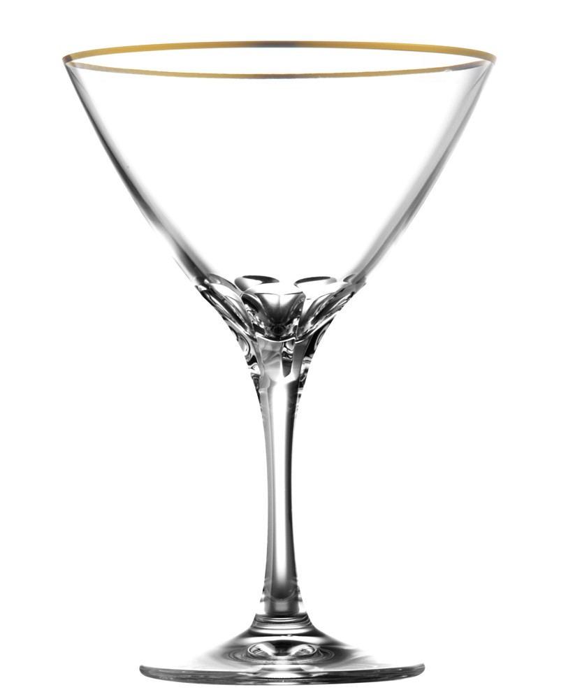 Cocktailglas Kristall Palais Gold clear (17,5cm)