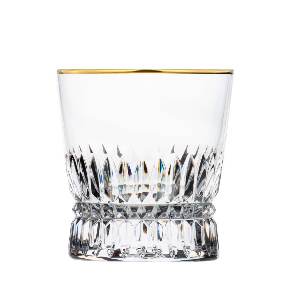 Whiskyglas Kristall Empire Gold clear (10cm)