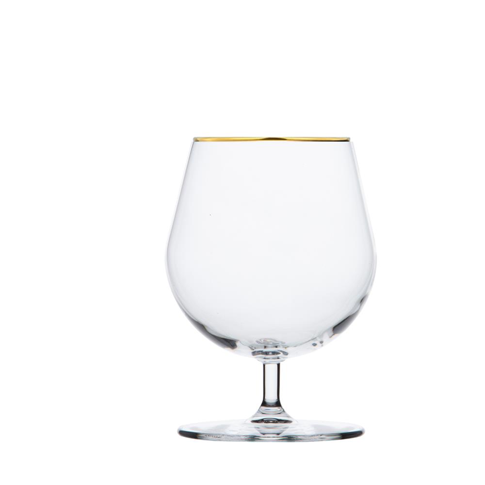 Cognacglas Kristallglas Pure Gold klar (14,0 cm) 2.Wahl