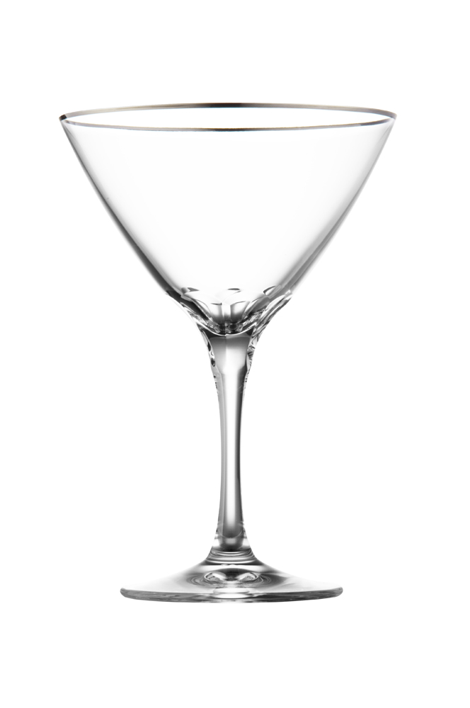 Cocktailglas Kristall Palais Platin clear (17,5 cm)