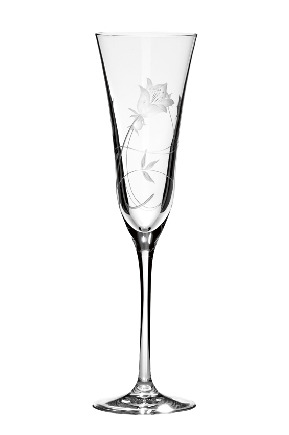 Sektglas Kristall Liane klar (24,5 cm) 2.Wahl