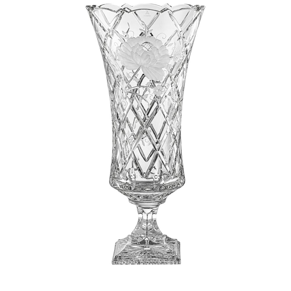 Vase Kristall Sunrose klar (43 cm) 2.Wahl
