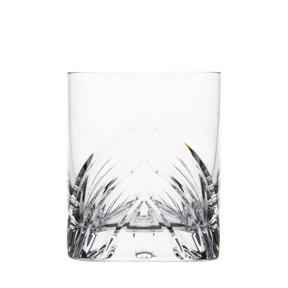 Whiskey crystal glass Wings clear (10 cm) PREMIUM