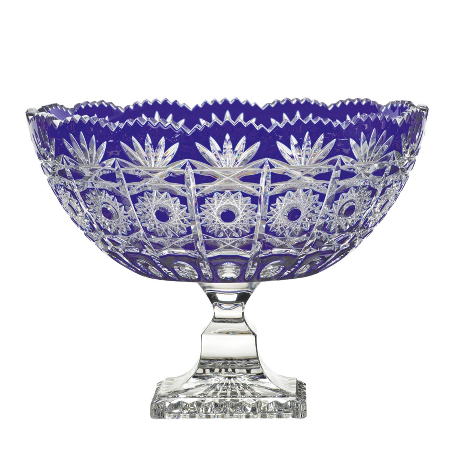 Schale Kristall Dresden kobalt (26 cm)