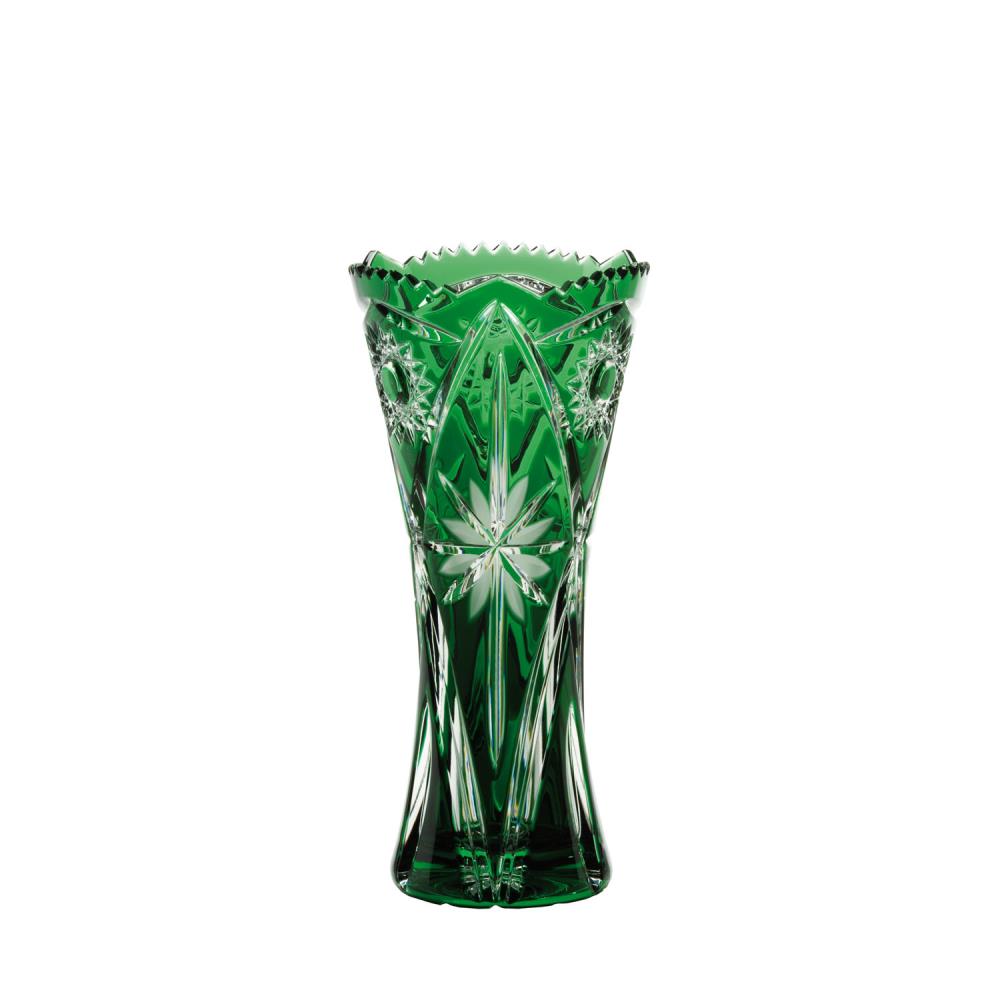 Vase Kristall Nizza smaragd (21 cm)