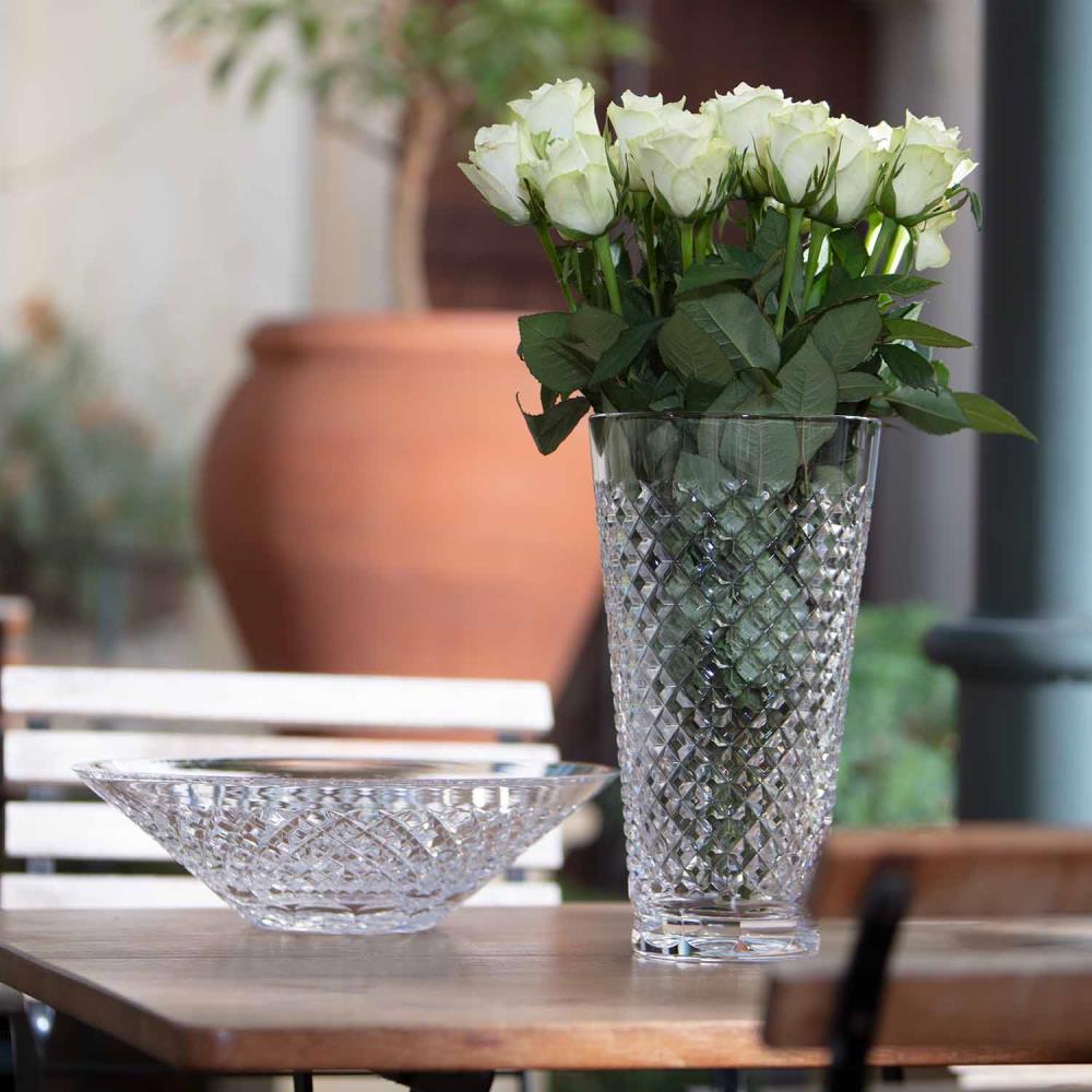 Vase Kristallglas Karo clear (28 cm)