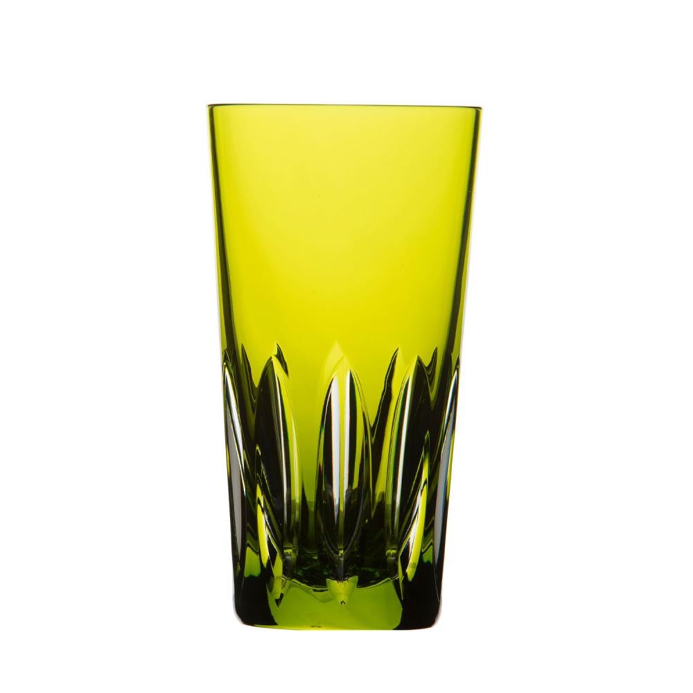 Trinkglas Kristall Ritz reseda (14 cm)