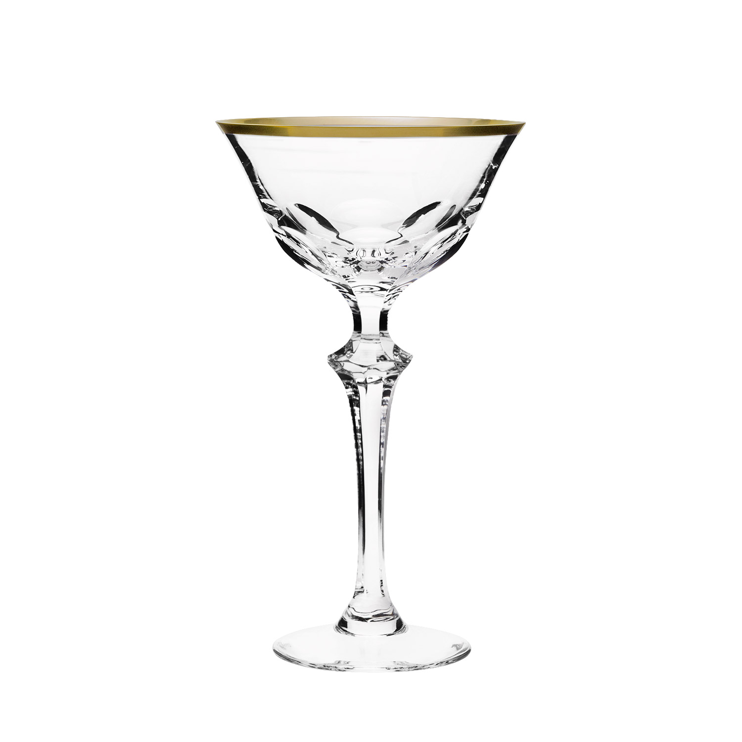 Cocktailglas Kristall Palais Gold klar (19,8 cm) 2.Wahl