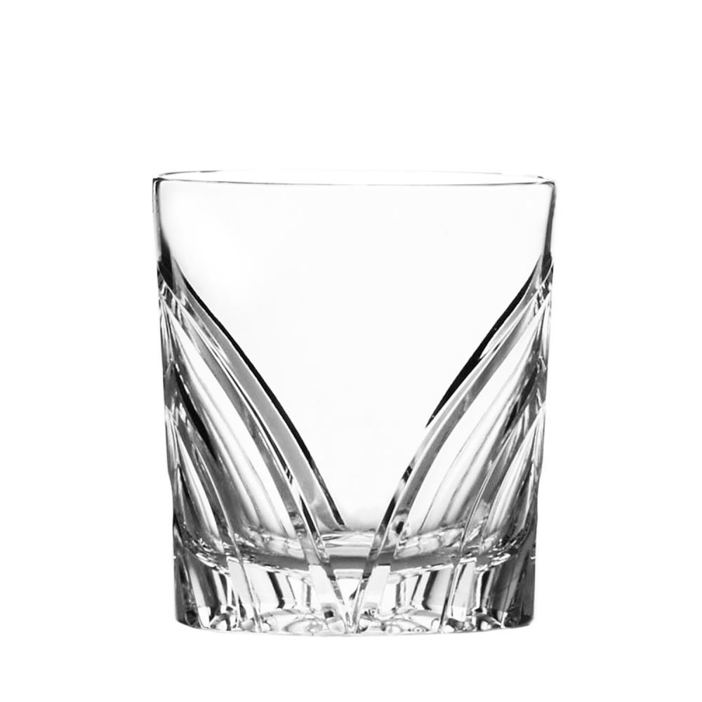Whiskey crystal glass Wings clear (10 cm) PREMIUM
