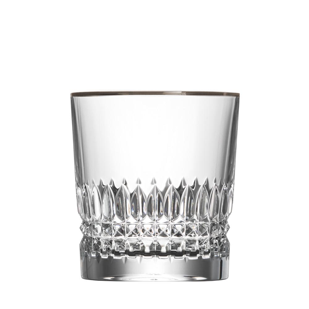 Whiskyglas Kristall Empire Platin klar (10 cm)