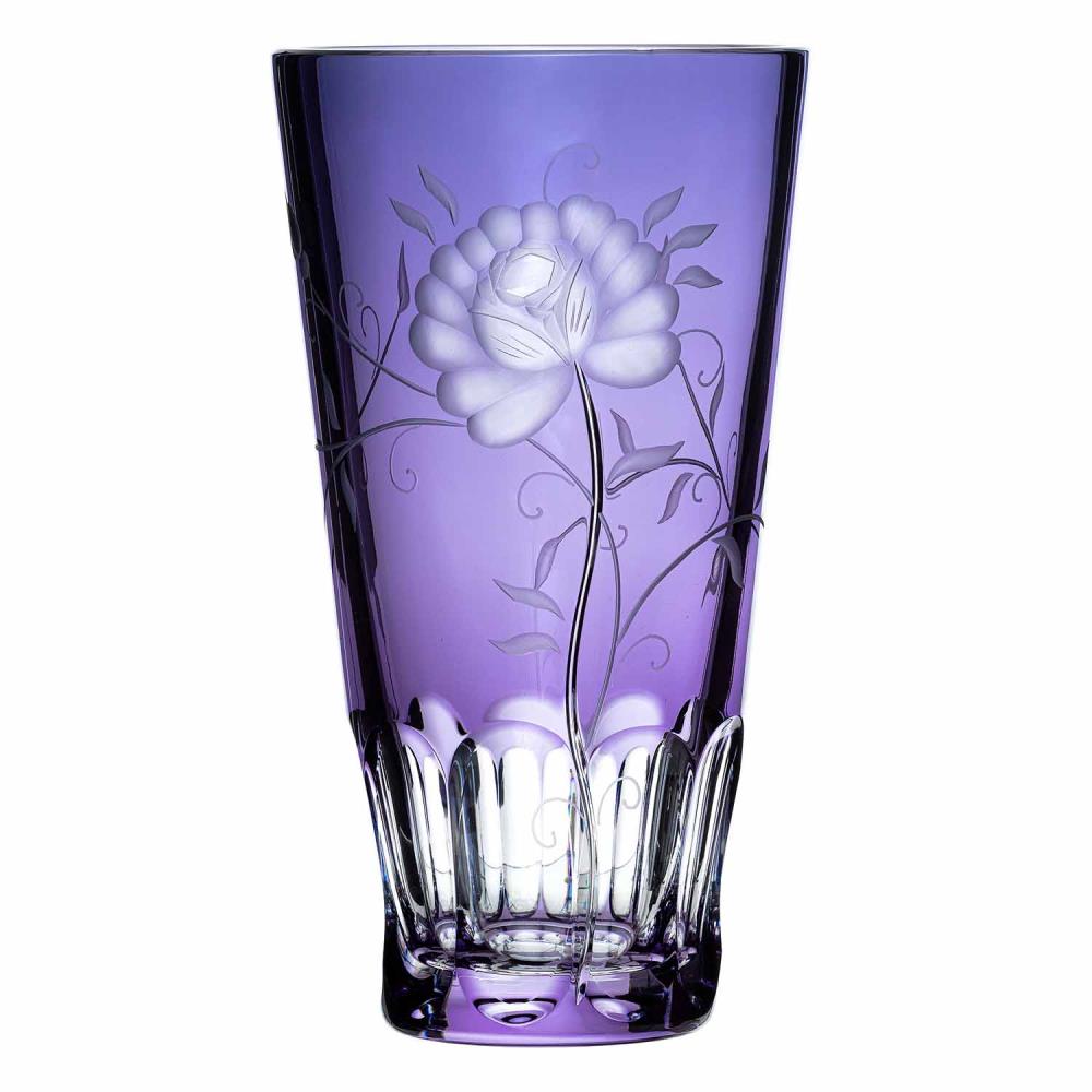 Vase Kristall Rose lavender (28 cm)