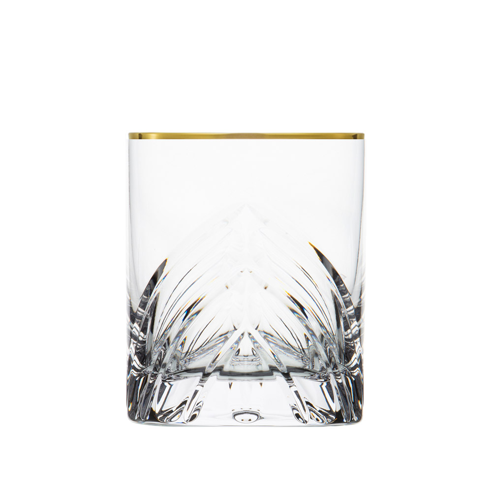 Whiskyglas Kristall Wings Gold clear (9,3 cm)