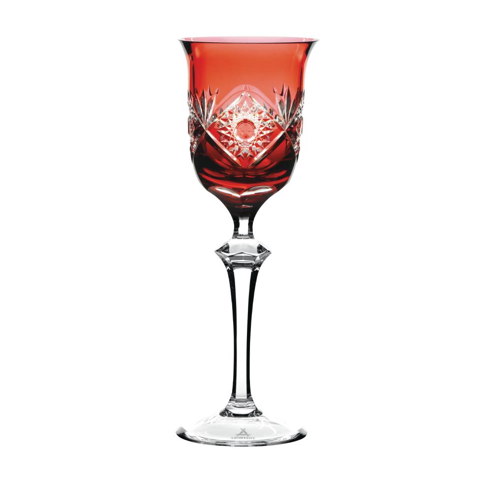 Rotweinglas Kristall Santra rubin (23,5 cm)