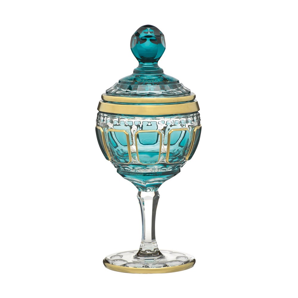 Cup crystal glass Antike azure (36 cm)
