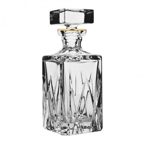 Whiskey carafe Crystal London Gold clear (25 cm)