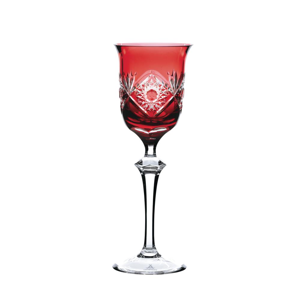 Rotweinglas Kristall Santra rubin (23,5 cm)