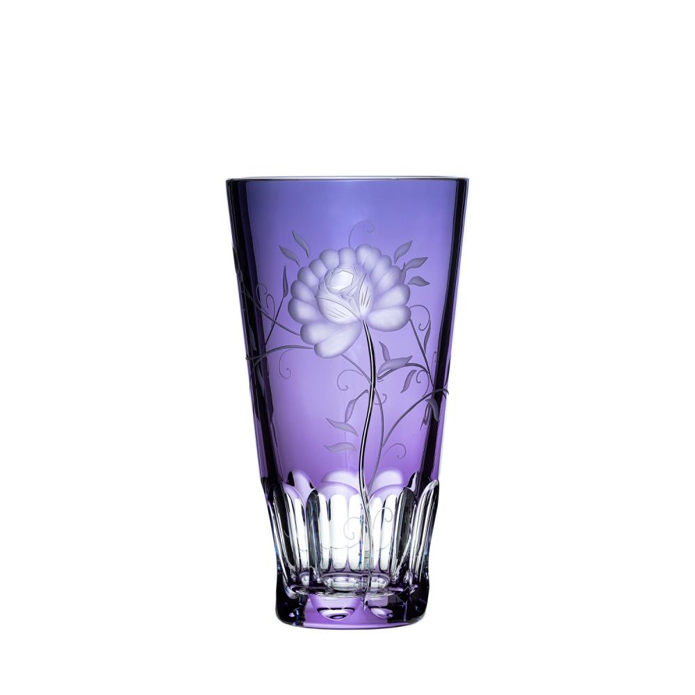 Vase Kristall Rose lavender (23 cm)