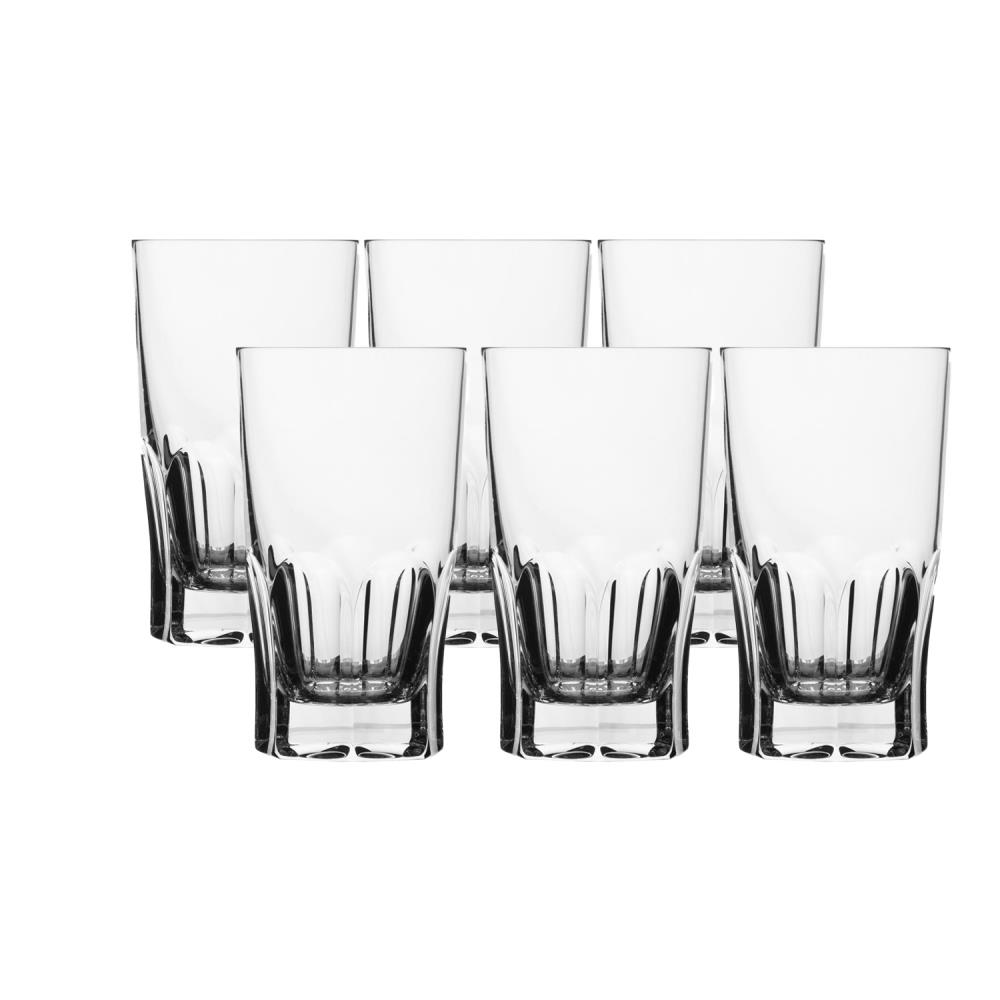 6 pcs water glasses crystal Palais clear (13,5 cm)
