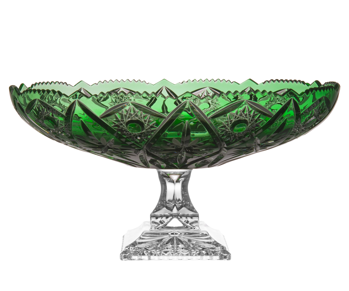 Schale Kristall Nizza smaragd (36 cm)