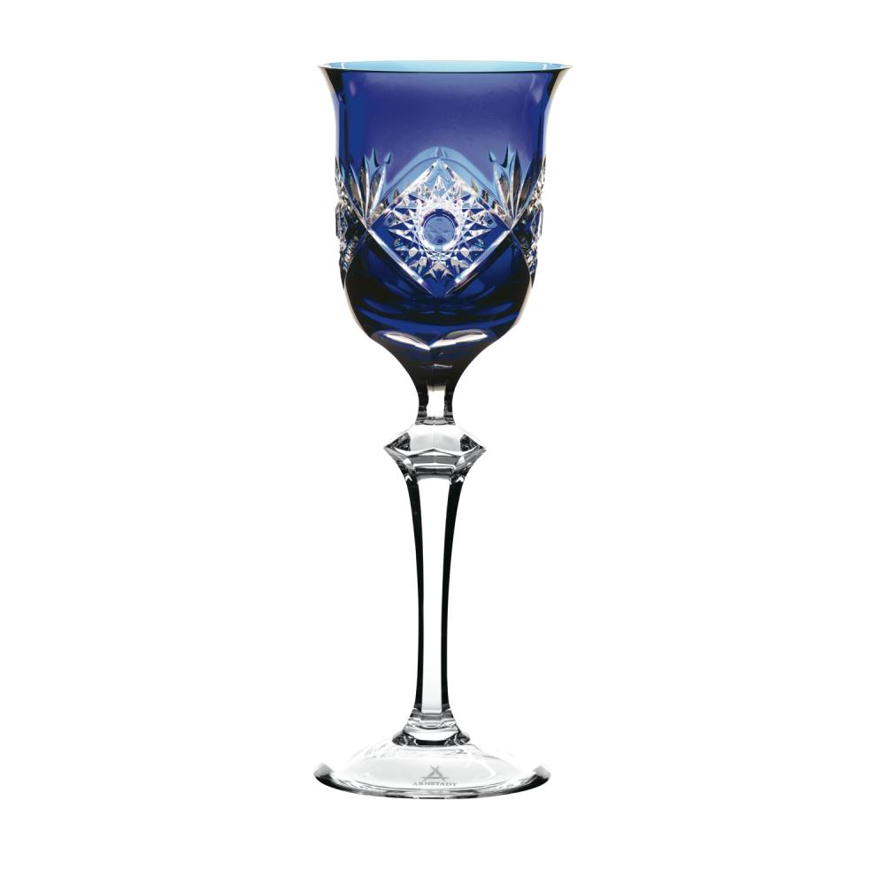 Red wine glass crystal Santra kobalt ​​(23.5 cm)