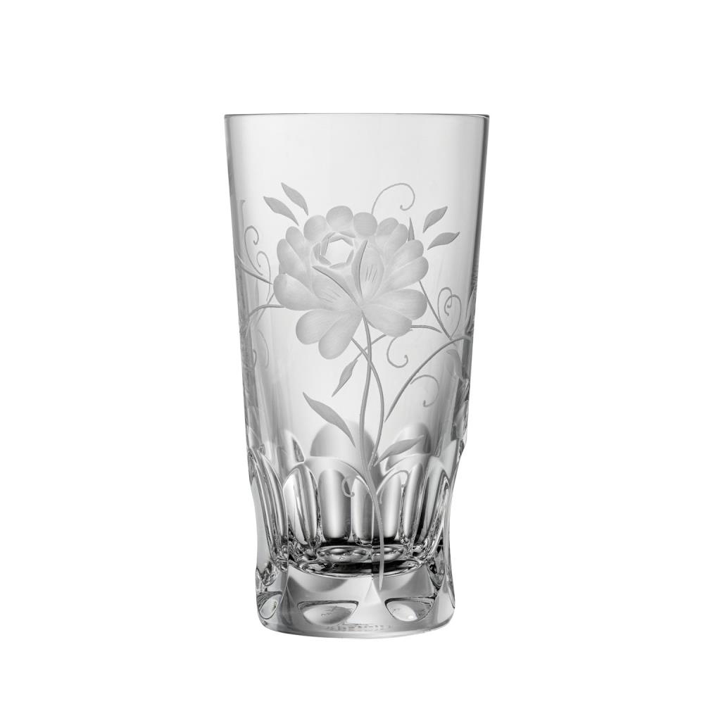 Trinkglas Kristall Rose clear (14 cm)