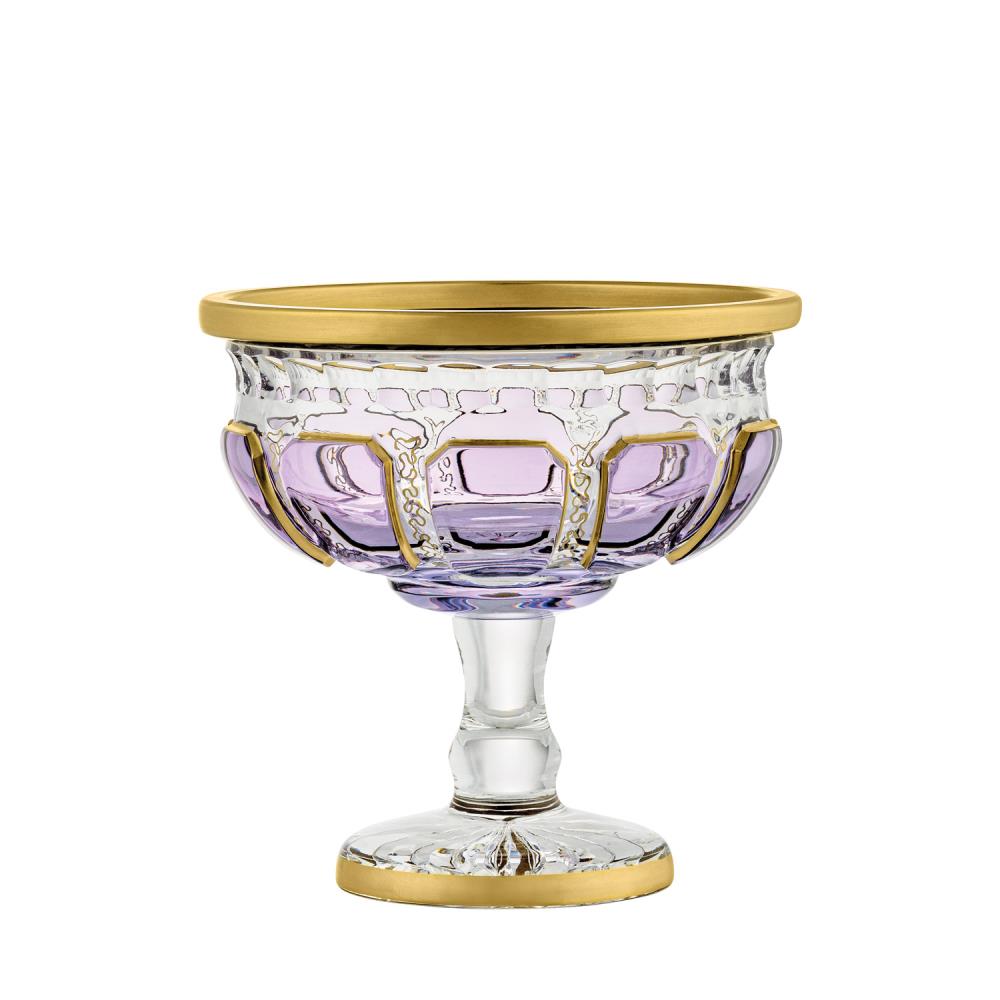 Bowl crystal antique lavender (16 cm) 2nd choice