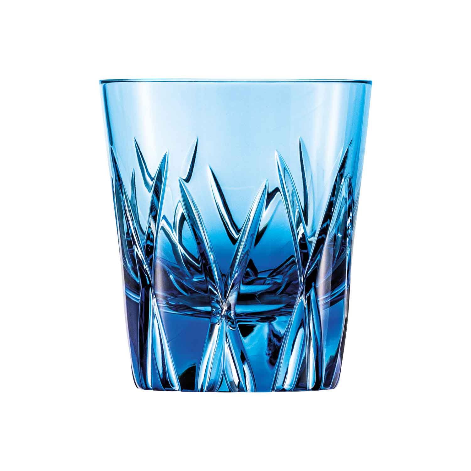 Trinkglas Kristall London aqua (8,5 cm)