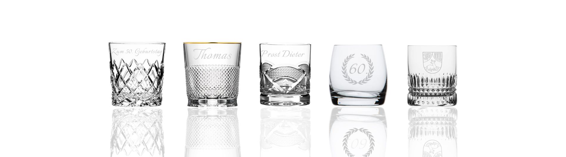 Whiskey glasses with engraving. Have your whiskey glass engraved